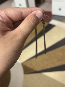 Silver Tassel Drop Earrings