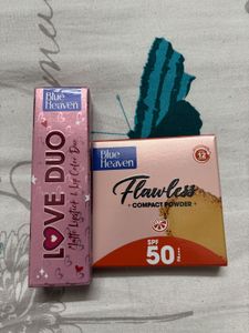 Blue Heaven Love Duo Lipstick & Compact Powder