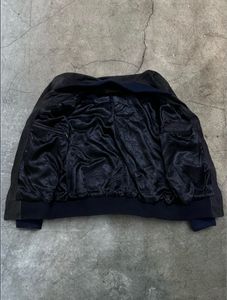 Vintage Leather Bomber Jacket