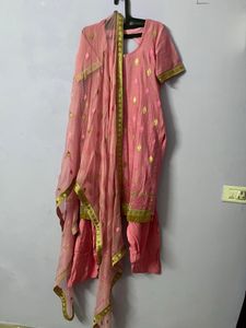 Elegant Pink Kurta Set with Dupatta