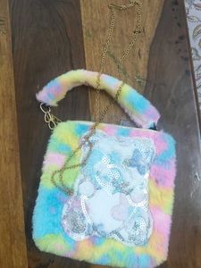 Cute Bear Plush Handbag