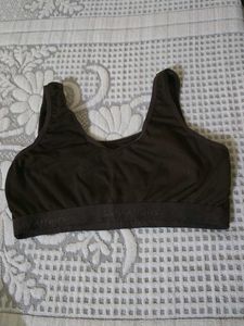Comfortable Dark Brown Sports Bra