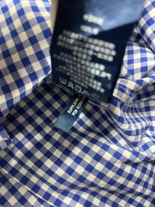 women’s Blue Gingham Shirt
