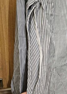 Striped Ruffle Blouse