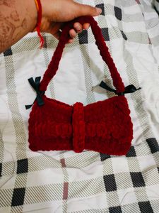 Bow🎀 Crochet Bag