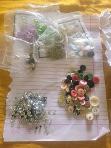 Assorted Buttons &amp; Embellishments