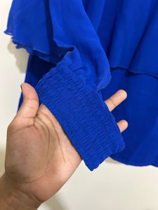 Royal Blue Layered Top