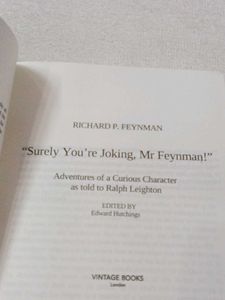SURELY YOU RE JOKING MR FEYNMAN