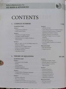 Algebra Skills for JEE Main &amp; Advanced