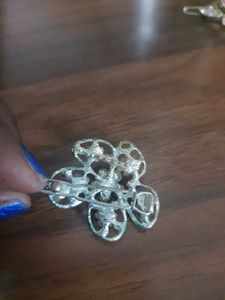 Stone Hair Clips