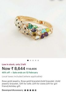 Statement Leopard Bracelet