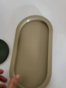 Modern Oval Tray with Lid Container