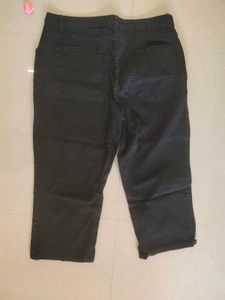 Imported Slim Fit Cherokee Black Capri