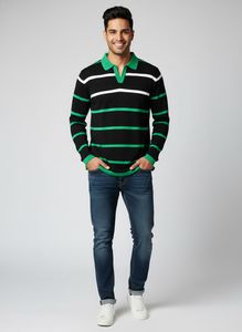 Striped Polo T-Shirt