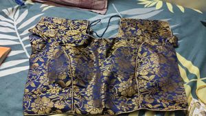 Elegant Floral Brocade Blouse