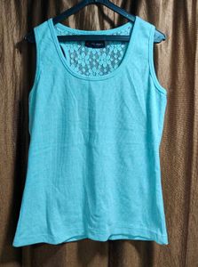 New Cloth Theory Cyan Tank Top
