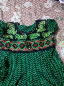 Green Ethnic Kurta Set