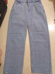 Light Wash Wide Leg Jeans
