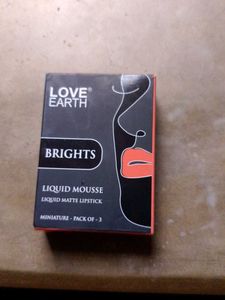 Love Earth Liquid Mousse Lipsticks (Set of 3)