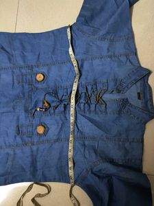Stylish Blue Denim Kurta