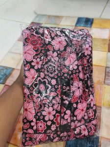Pink and Black nighty with pin