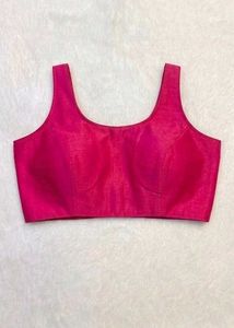 Vibrant Pink Silk Blouse