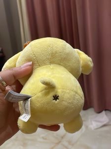 Sanrio Pompompurin Plush Keychain