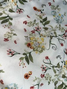 Zara Floral Print Button-Up Shirt