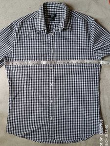 Men's Black &amp; White Gingham Shirt original and bra