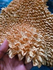 Stunning Gold Ruffle Halter Top