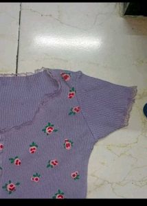 Cute Floral Button-Up Cardigan