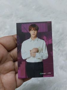 Smart BTS JIN OFFICIAL Photocard