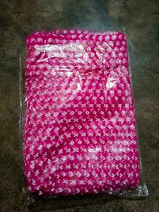 Pink & White Patterned Fabric