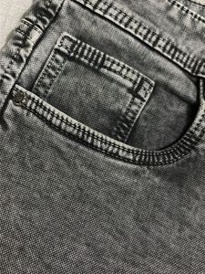 Stylish Denim Skirt with Pleated Hem