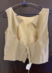 Elegant Embellished Sleeveless Blouse