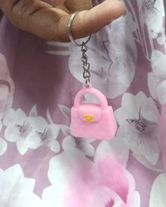 Cute Handbag Keychain Set