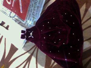 Elegant violet gown for barbie 🌷