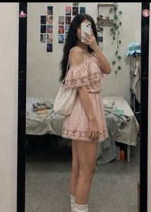 off shoulder cute dress
