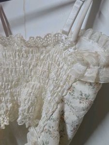Lace corset top