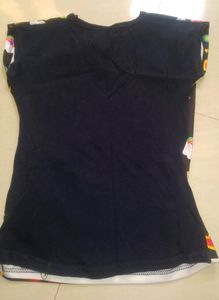 💝women's nevi blue t-shirt, with soft material