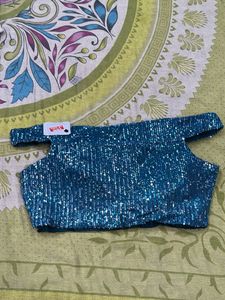 stylish Ready-to-Wear Designer Sequin Saree with T