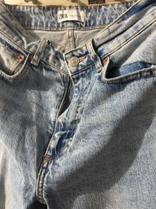 Zara High-Waisted Light Wash