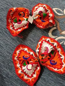 Boho Embroidered Patchwork Skirt Panels