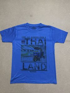 Blue Thai Land Graphic T-Shirt