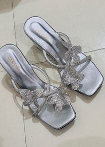Silver Butterfly Wedges
