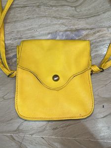 Bright Yellow Crossbody Bag