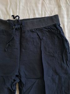 Navy Blue Drawstring Shorts