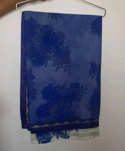 Flower Print Saree