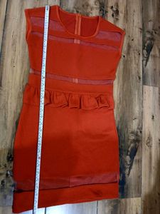 Chic Red Bodycon Dress