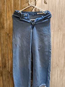 Light Wash Wide Leg Jeans